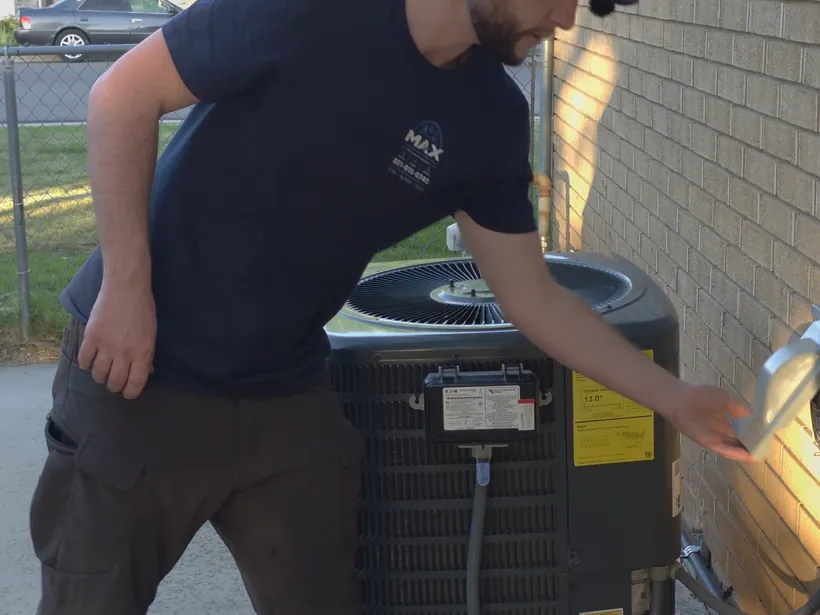 Residential AC repair job in Mapleton, Utah