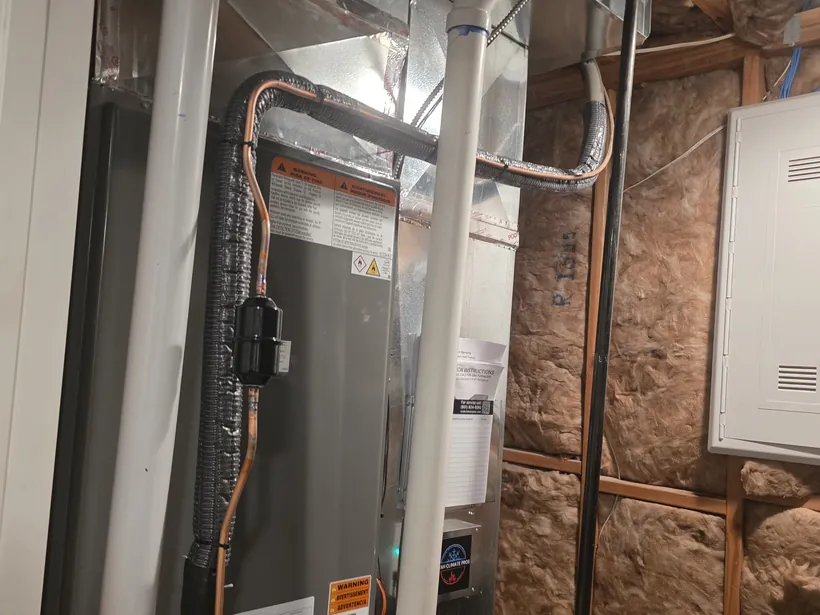 New residential dual-fuel furnace installed in Salt Lake City, Utah