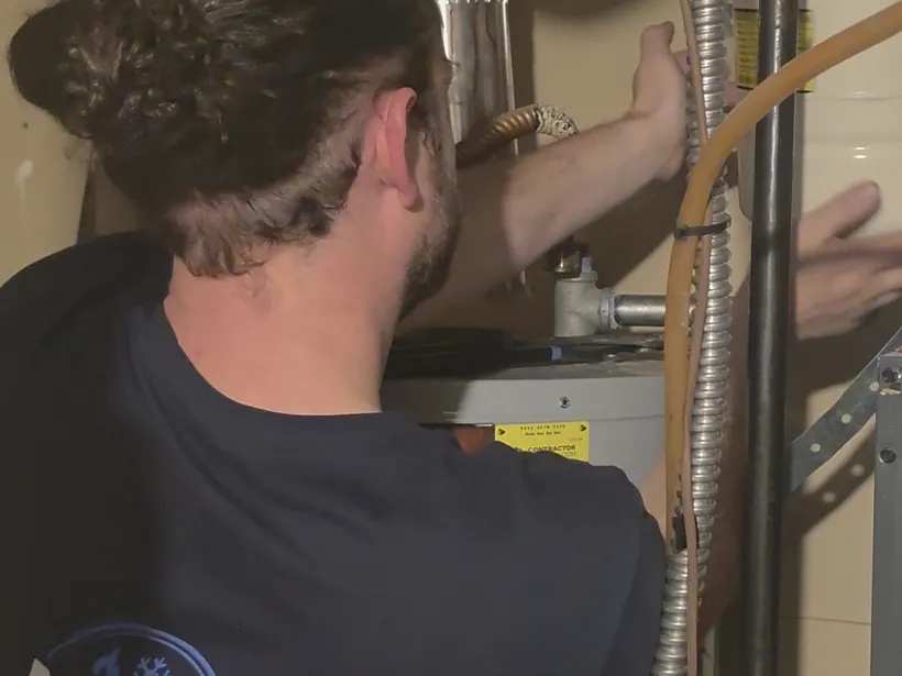 New water heater tank installed in Mapleton, Utah