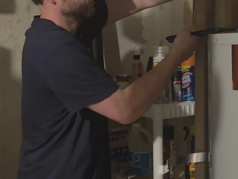 Clean water heater installation in Mapleton, Utah